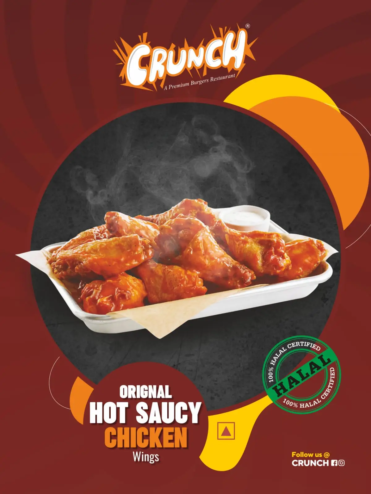 Crunch Burger Hot Saucy